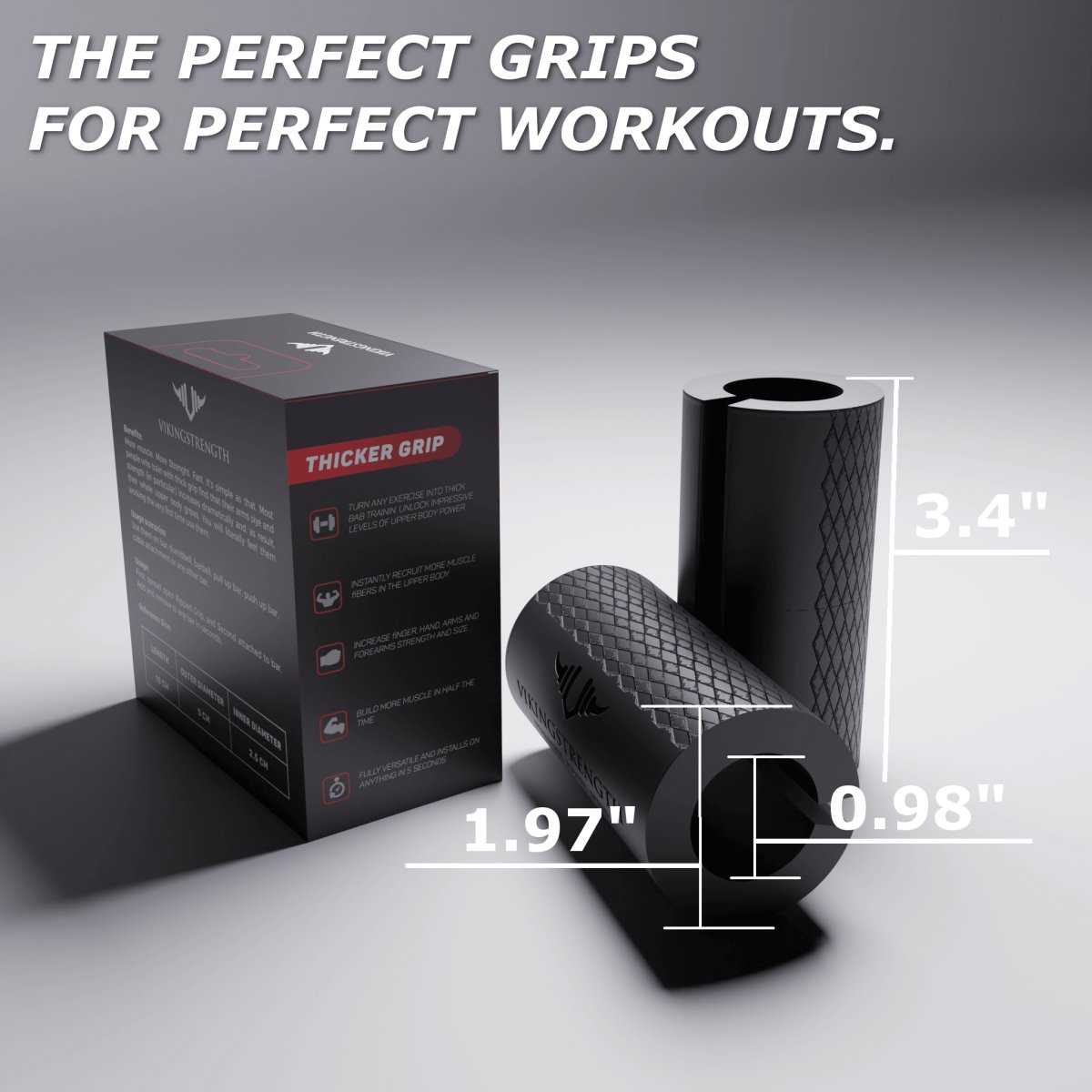 Fat Grips - Vikingstrength Norge