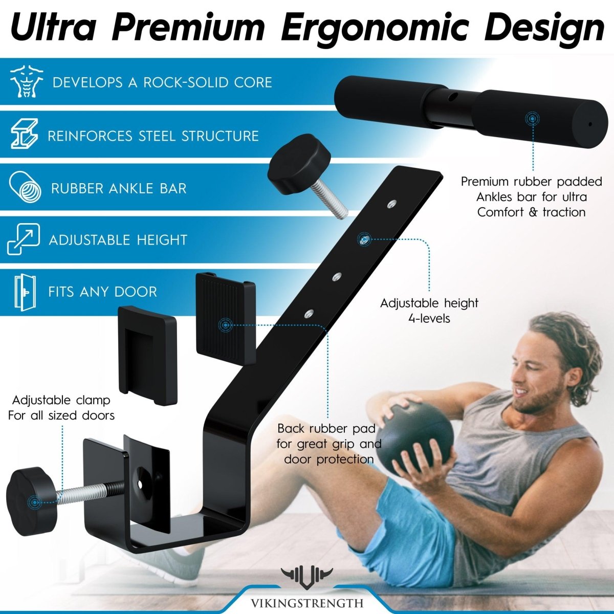 Sit Ups Assistent - Vikingstrength Norge