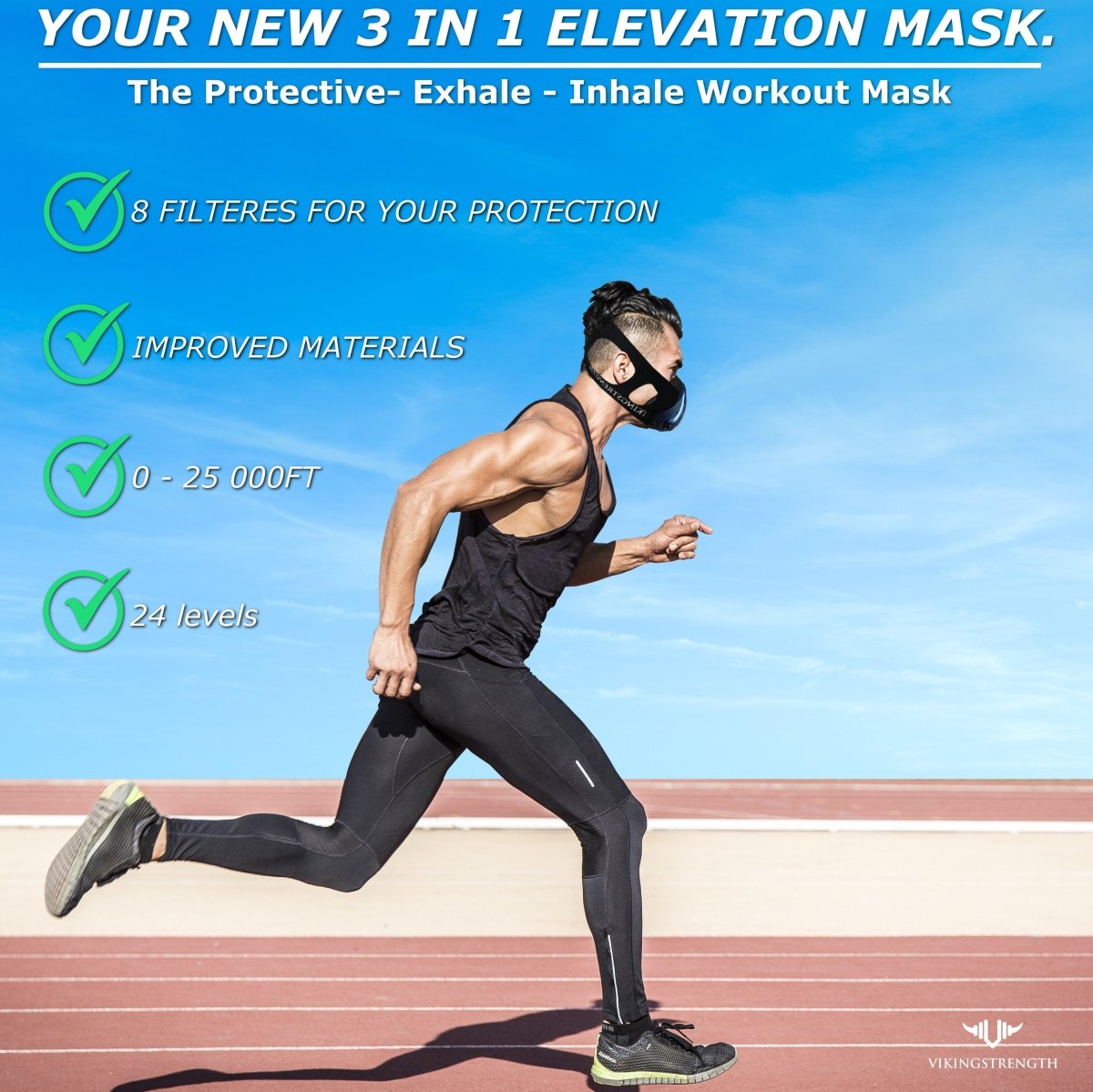 Workout Mask VOL. 3 - Vikingstrength Norge