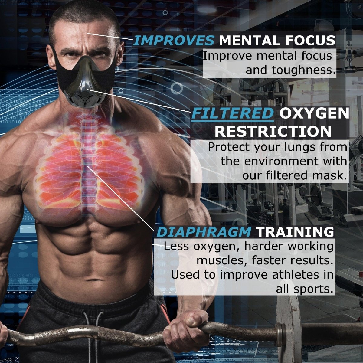 Workout Mask VOL. 3 - Vikingstrength Norge